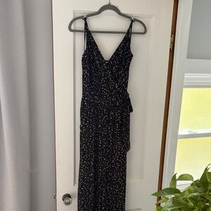 Kaileigh Black Wide Leg Jumpsuit